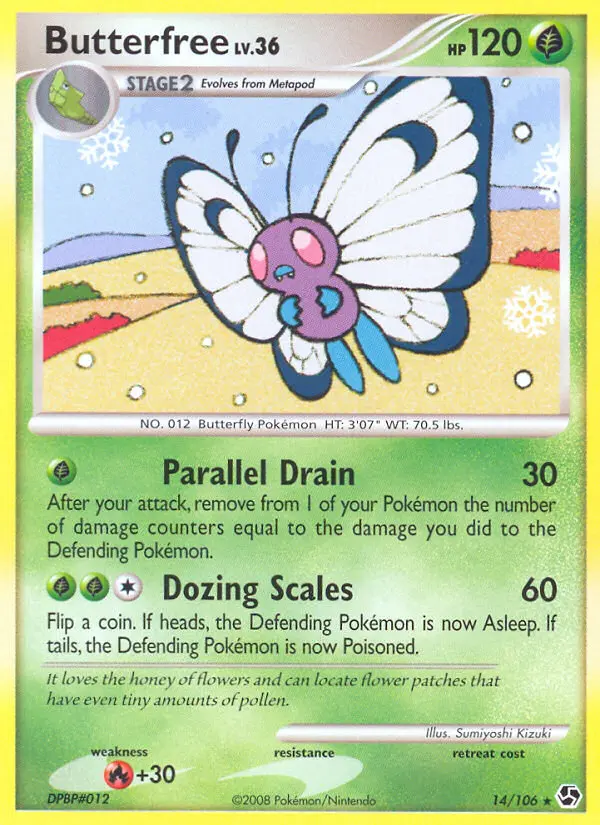 Butterfree — Great Encounters card #14