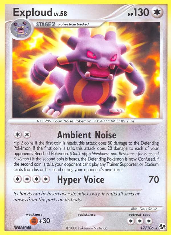 Exploud — Great Encounters card #17