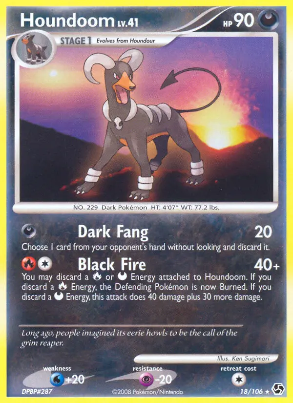 Houndoom — Great Encounters card #18