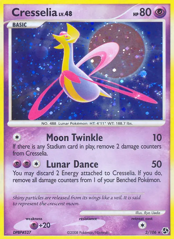 Cresselia — Great Encounters card #2