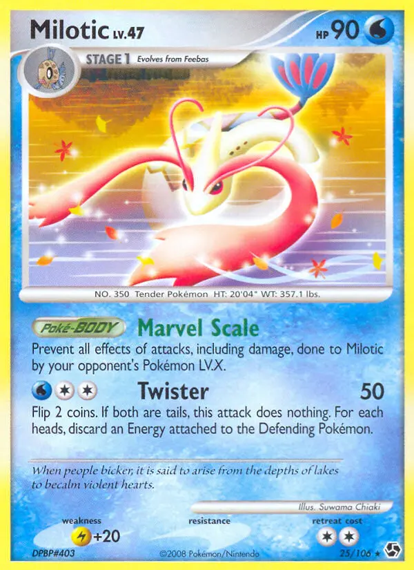 Milotic — Great Encounters card #25