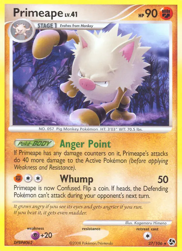 Primeape — Great Encounters card #27