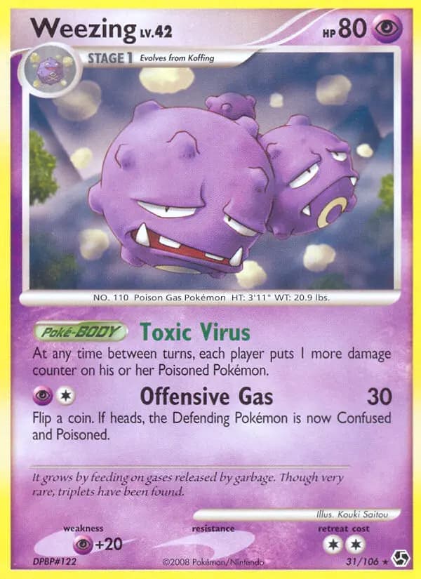 Weezing — Great Encounters card #31