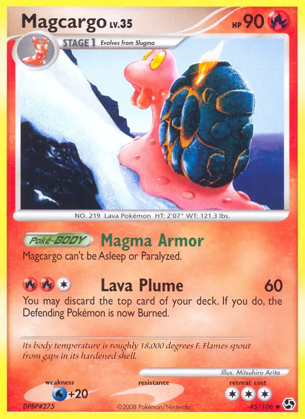 Magcargo — Great Encounters card #45