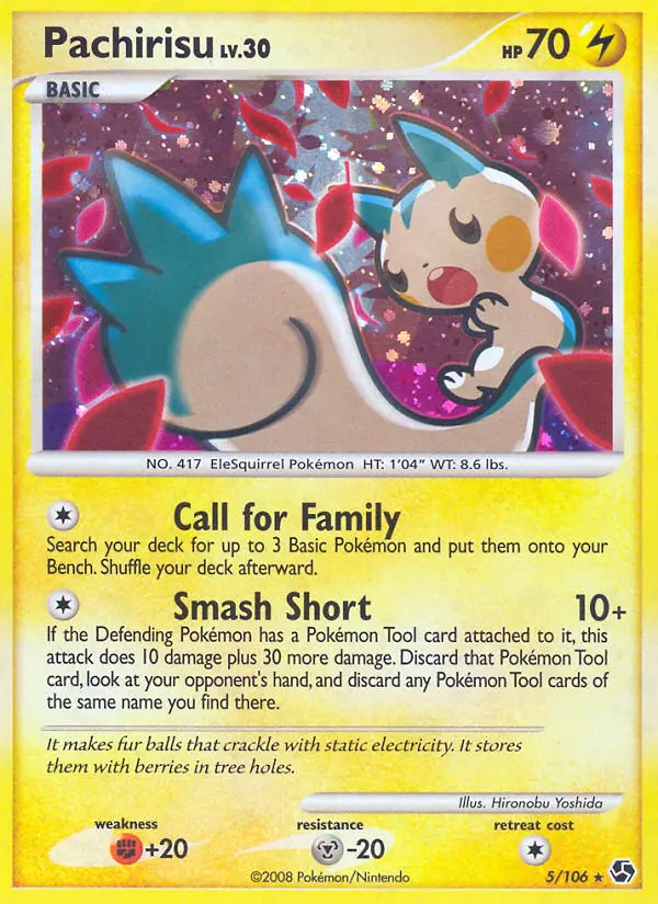Pachirisu — Great Encounters card #5