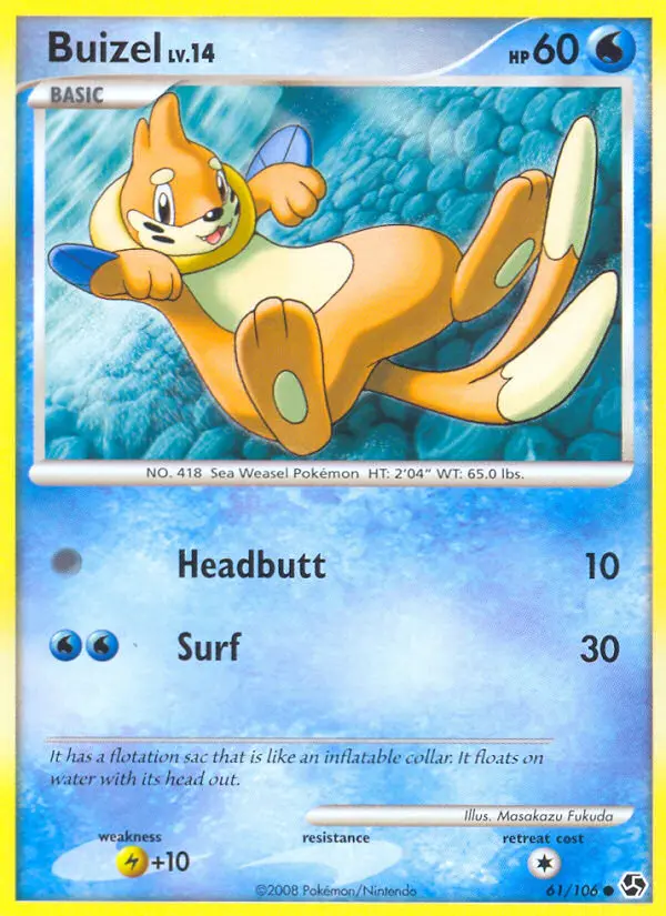 Buizel — Great Encounters card #61
