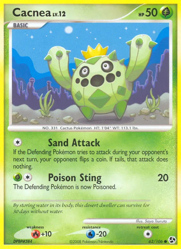 Cacnea — Great Encounters card #62