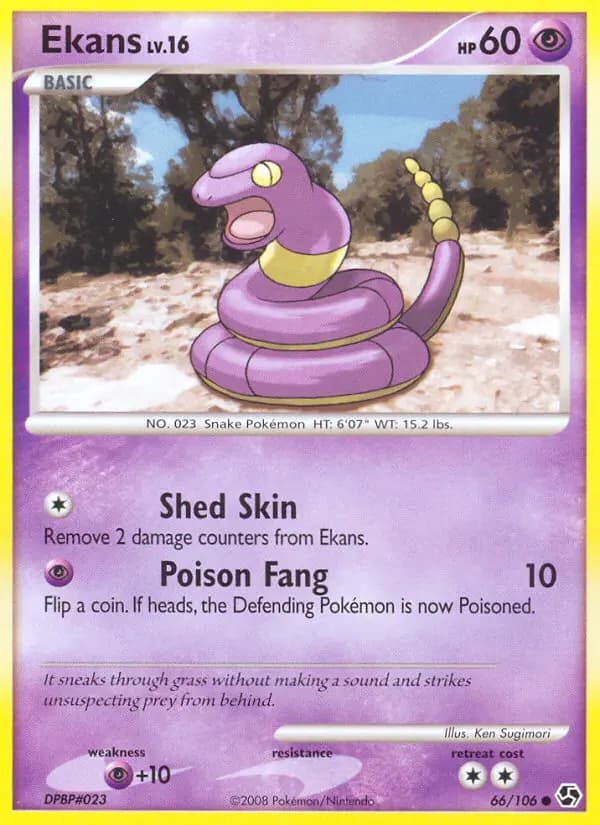 Ekans — Great Encounters card #66