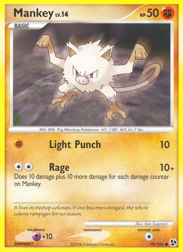 Mankey — Great Encounters card #79
