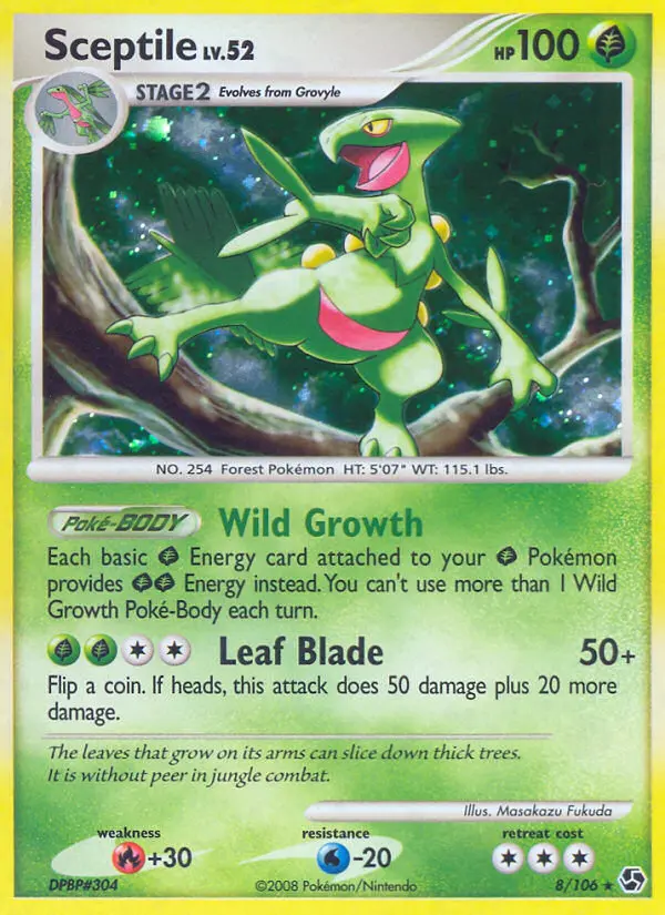 Sceptile — Great Encounters card #8