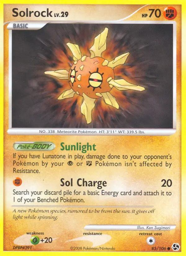 Solrock — Great Encounters card #85