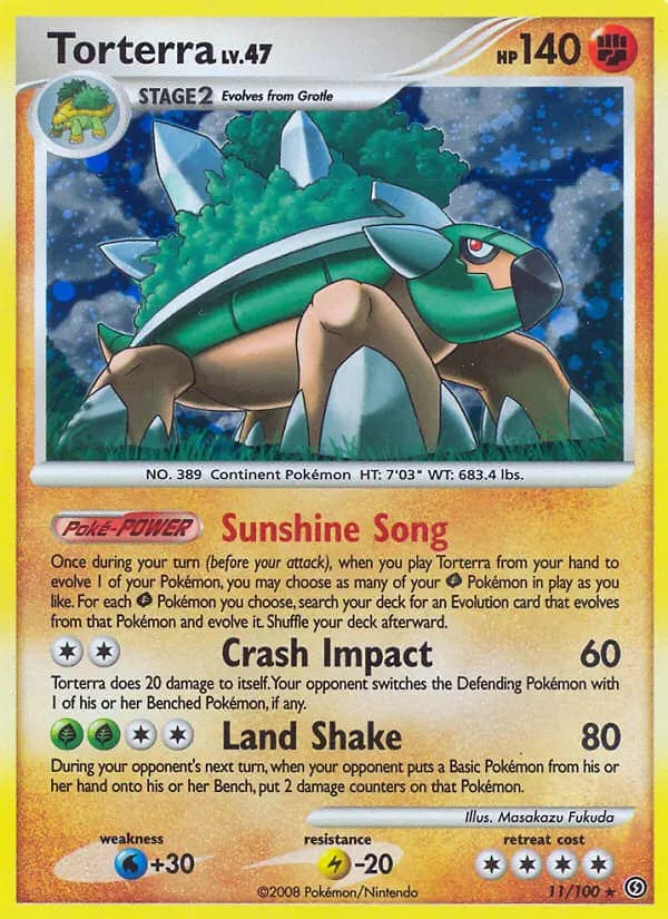 Torterra — Stormfront card #11