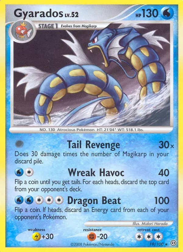 Gyarados — Stormfront card #19