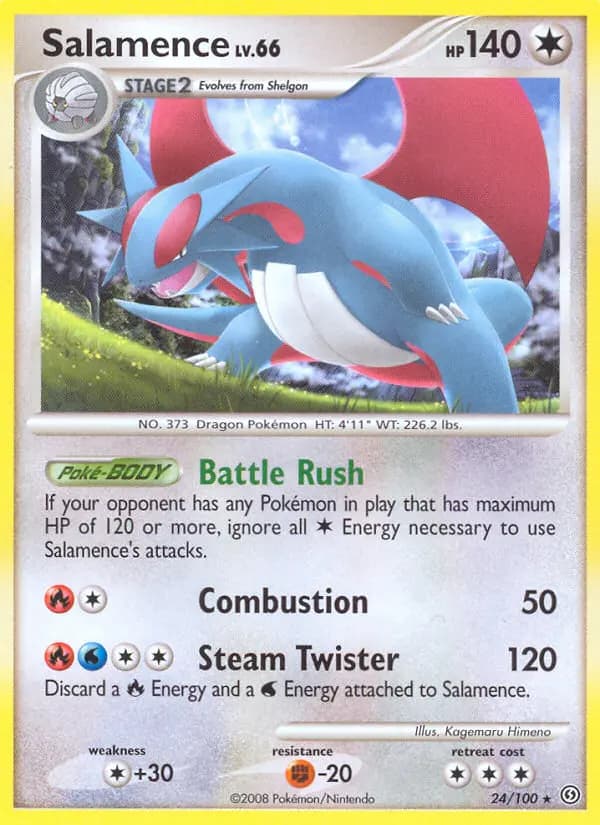 Salamence — Stormfront card #24
