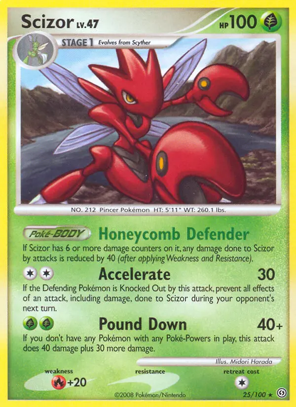 Scizor — Stormfront card #25