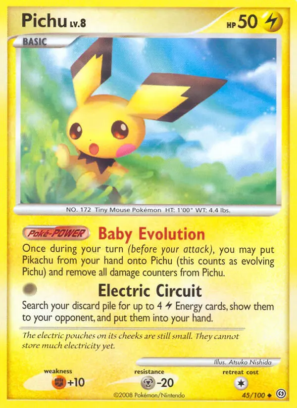Pichu — Stormfront card #45