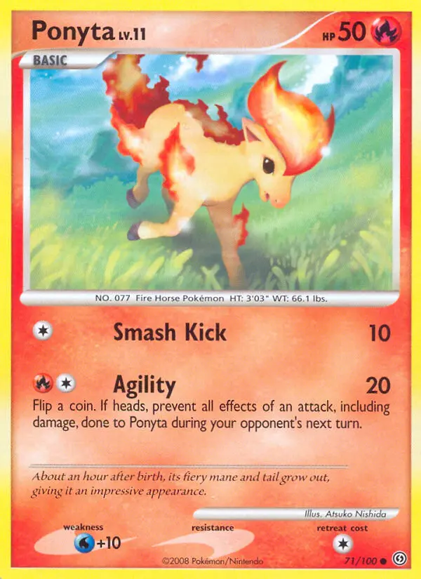 Ponyta — Stormfront card #71