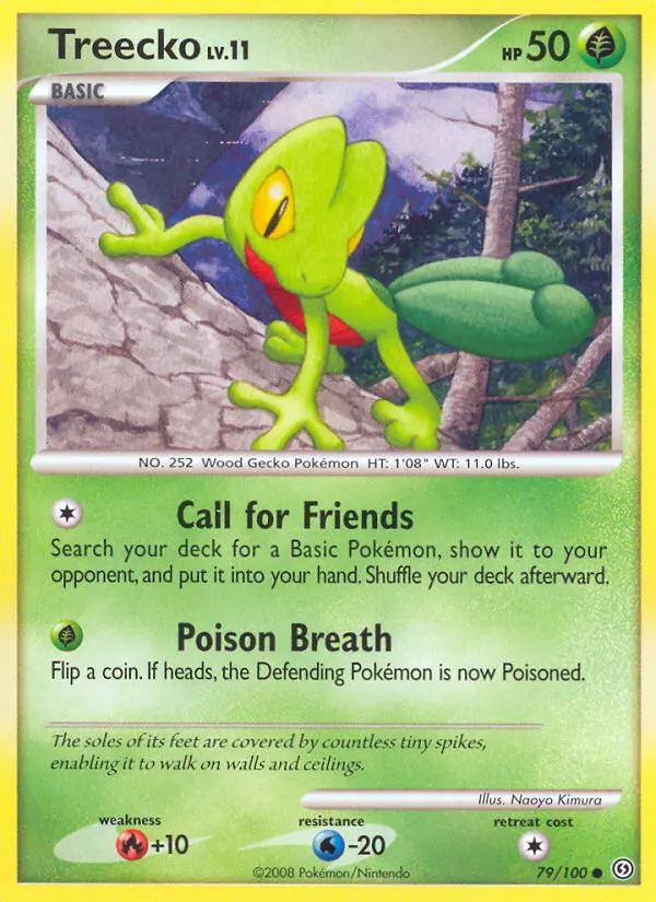Treecko — Stormfront card #79