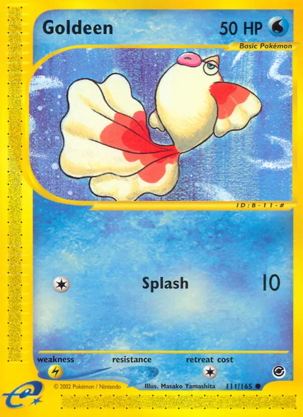 Goldeen — Expedition Base Set card #111