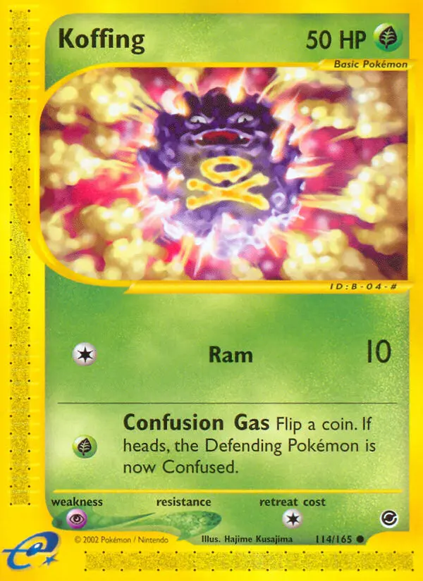 Koffing — Expedition Base Set card #114
