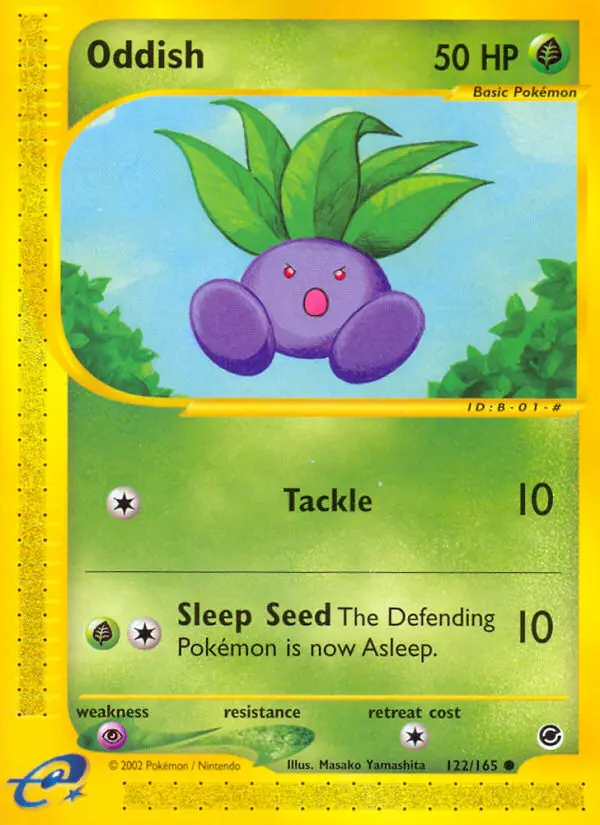 Oddish — Expedition Base Set card #122