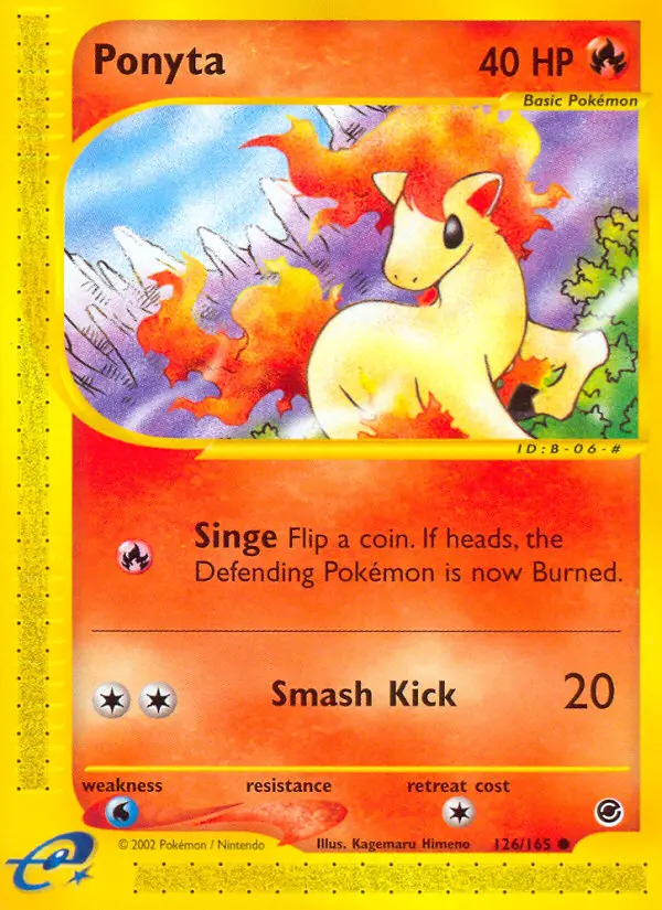 Ponyta — Expedition Base Set card #126