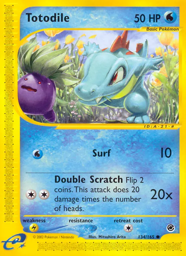 Totodile — Expedition Base Set card #134