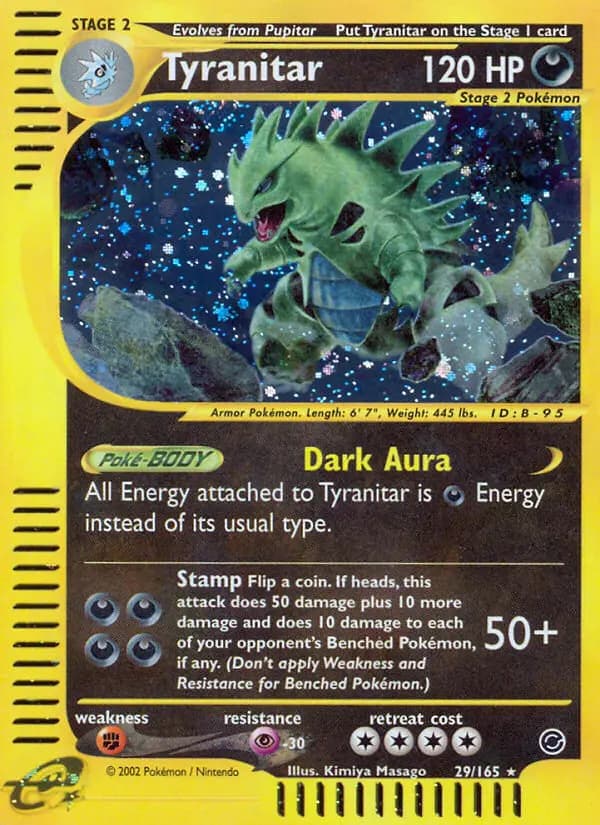 Tyranitar — Expedition Base Set card #29