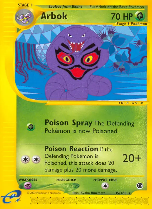 Arbok — Expedition Base Set card #35