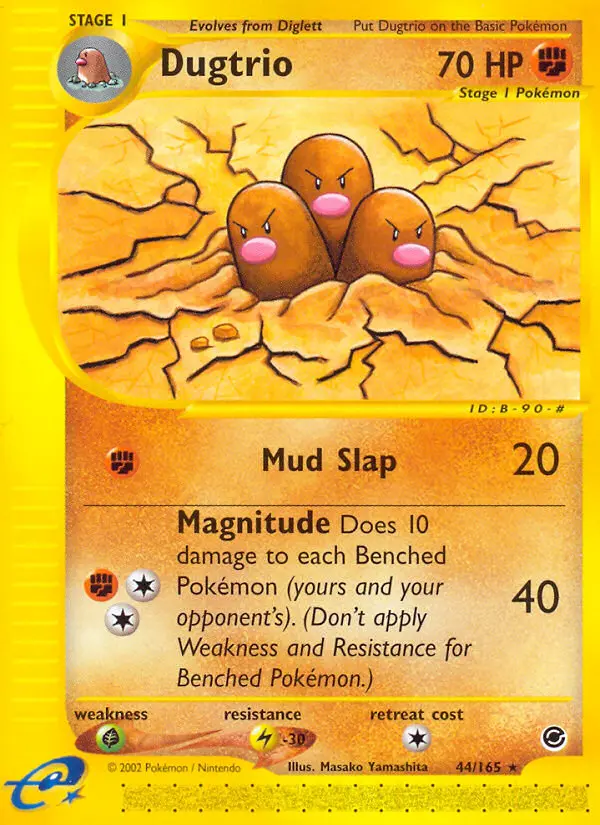 Dugtrio — Expedition Base Set card #44