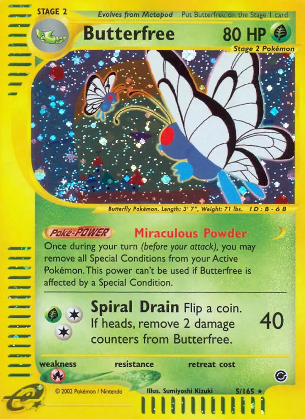Butterfree — Expedition Base Set card #5