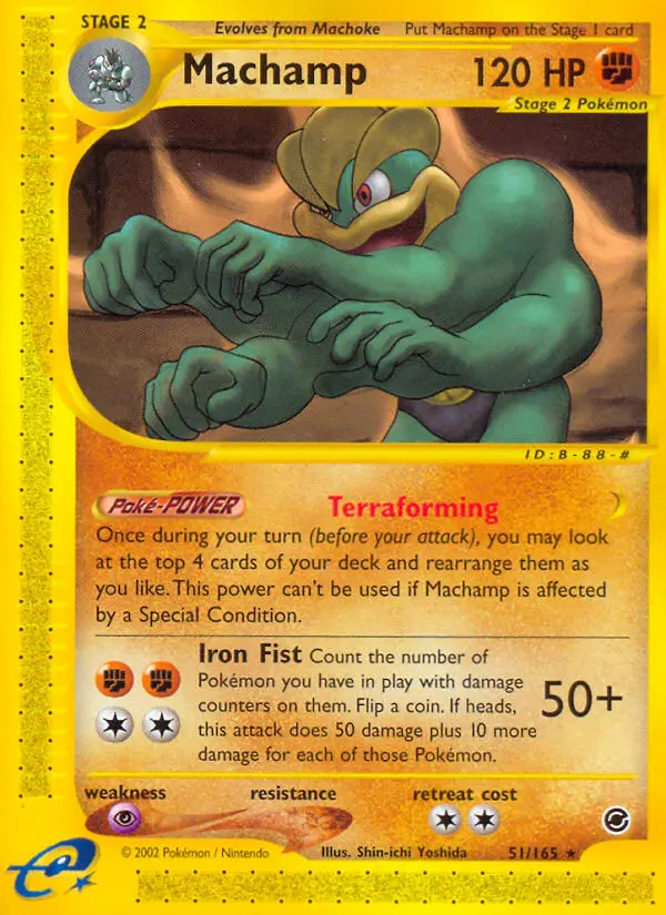Machamp — Expedition Base Set card #51