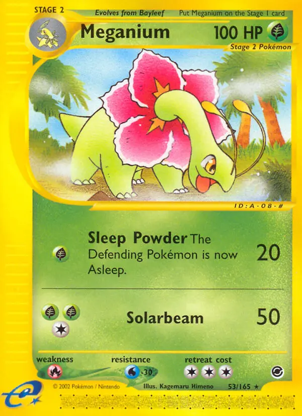 Meganium — Expedition Base Set card #53