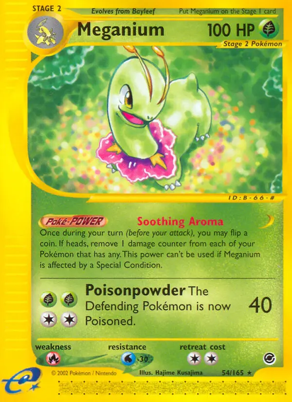 Meganium — Expedition Base Set card #54