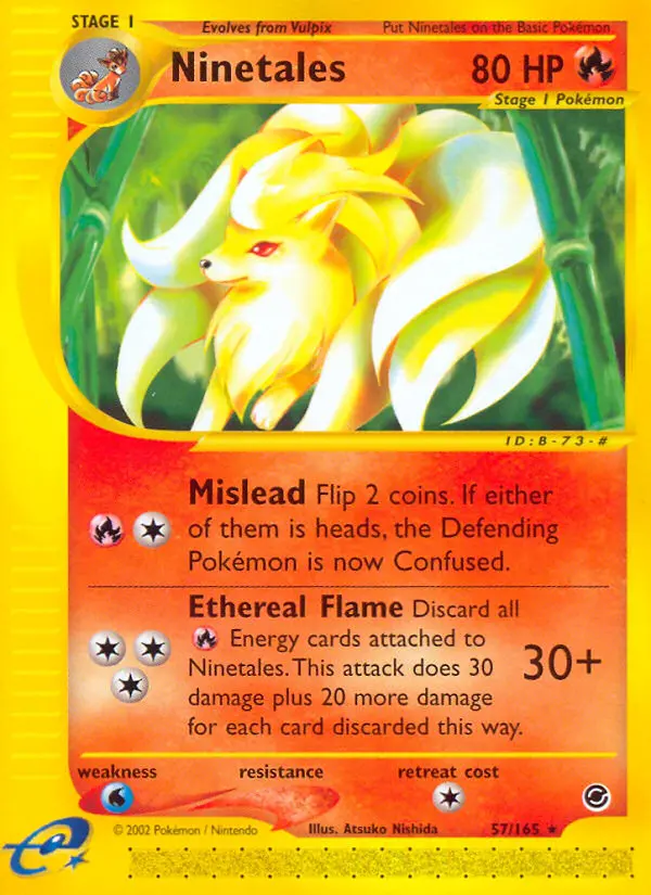 Ninetales — Expedition Base Set card #57