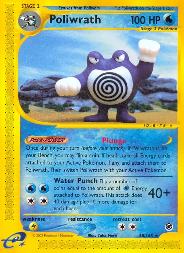 Poliwrath — Expedition Base Set card #60