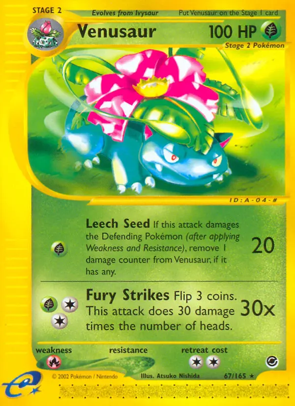 Venusaur — Expedition Base Set card #67