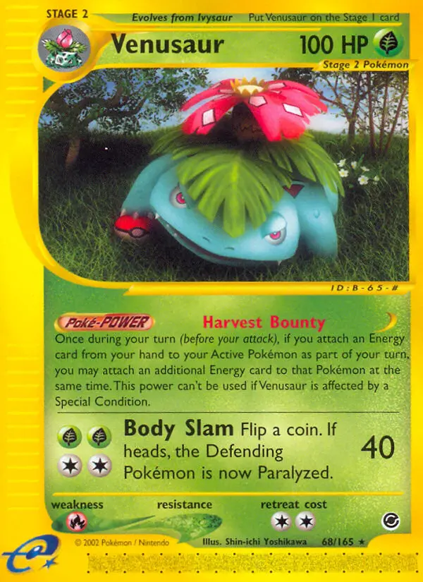 Venusaur — Expedition Base Set card #68