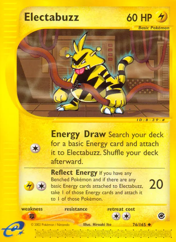 Electabuzz — Expedition Base Set card #76