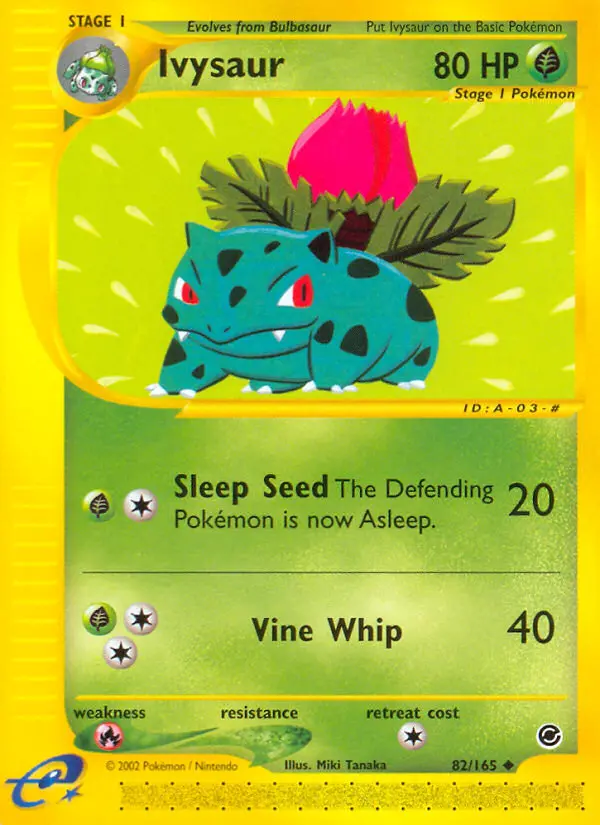 Ivysaur — Expedition Base Set card #82