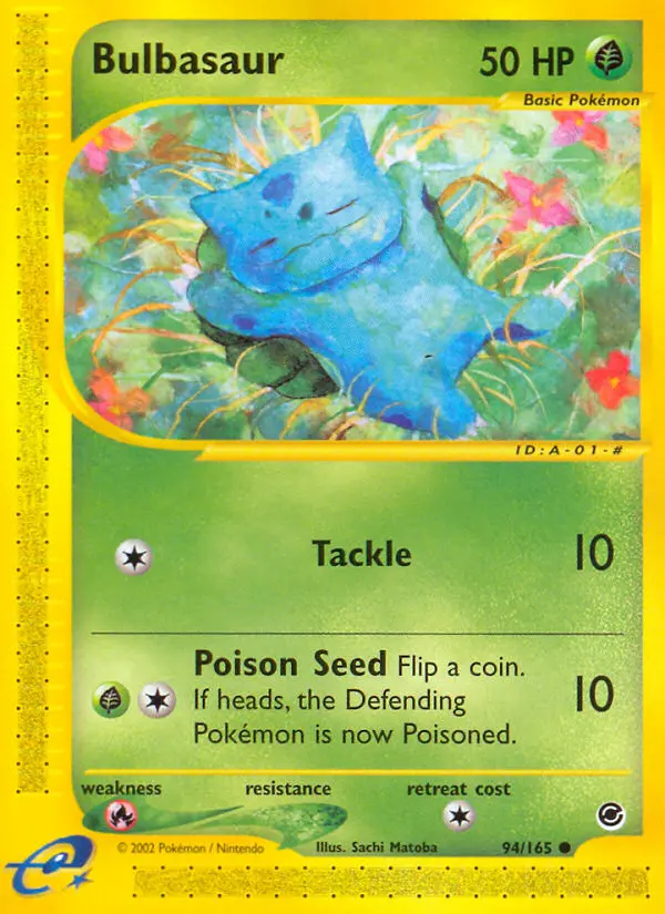 Bulbasaur — Expedition Base Set card #94
