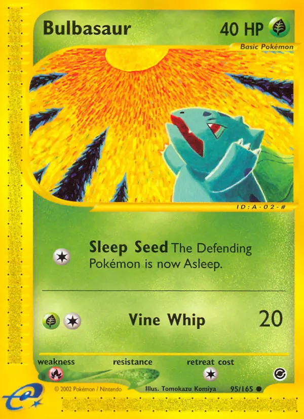 Bulbasaur — Expedition Base Set card #95