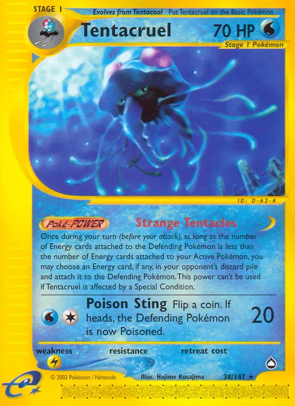 Tentacruel — Aquapolis card #38