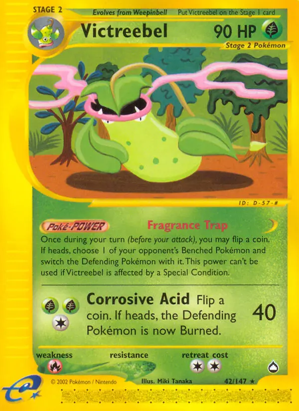 Victreebel — Aquapolis card #42