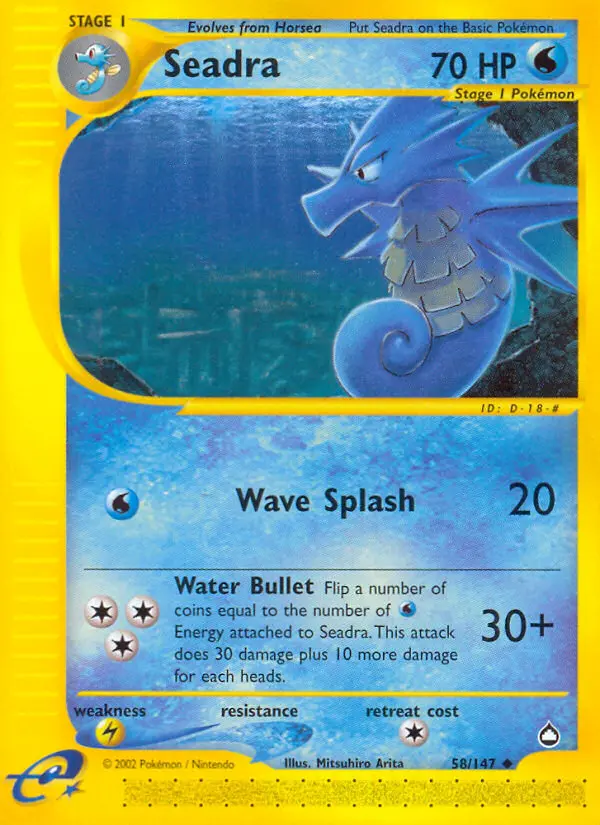 Seadra — Aquapolis card #58
