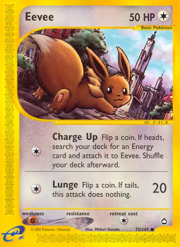 Eevee — Aquapolis card #75