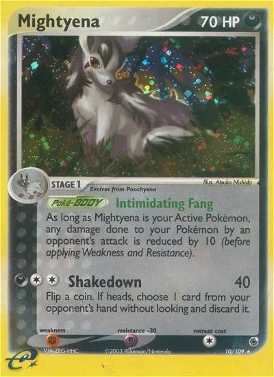Mightyena — Ruby & Sapphire card #10
