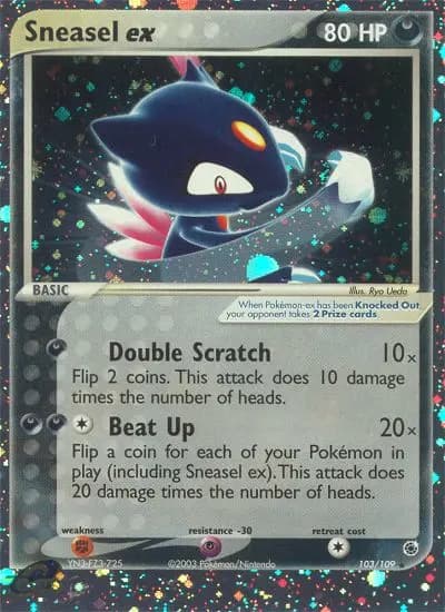 Sneasel ex — Ruby & Sapphire card #103