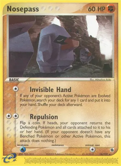 Nosepass — Ruby & Sapphire card #18