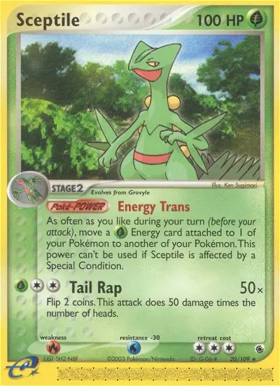 Sceptile — Ruby & Sapphire card #20